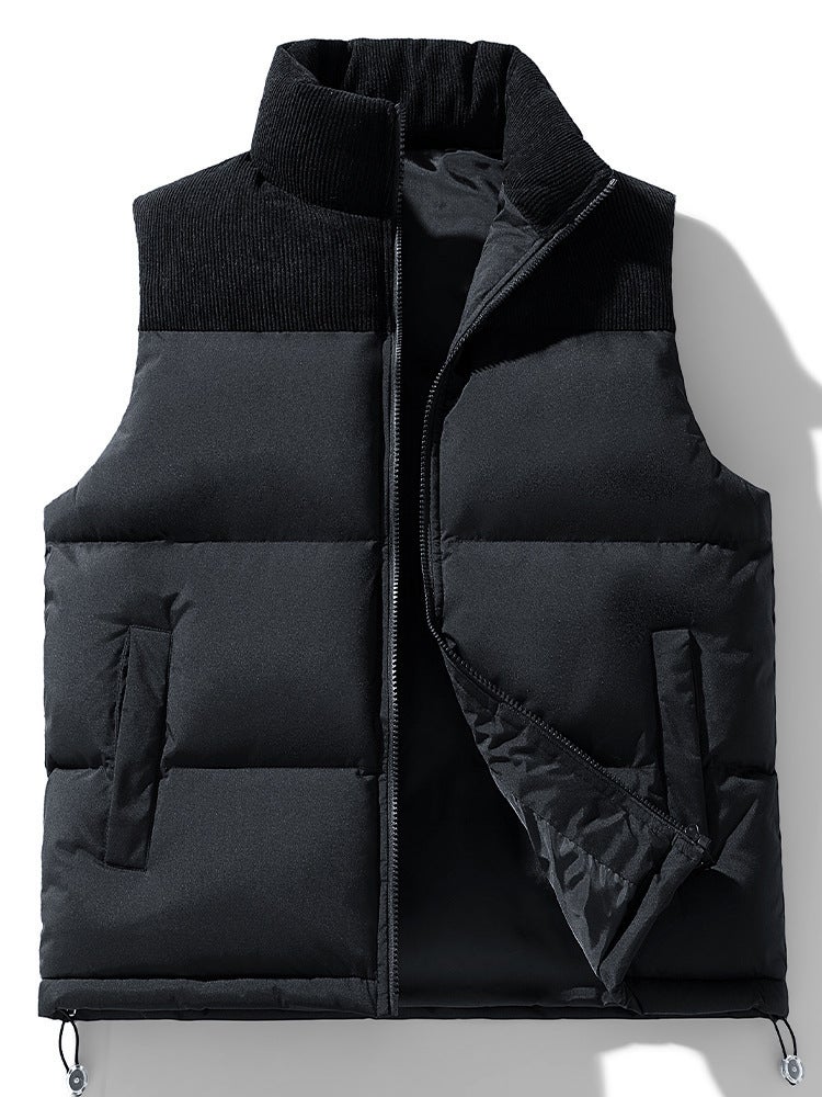 Down Cotton Vest Men'S Thickened Vest Jacket Men And Women Couple Loose Bread Vest Vest - Image 5
